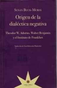 El origen de la dialéctica negativa