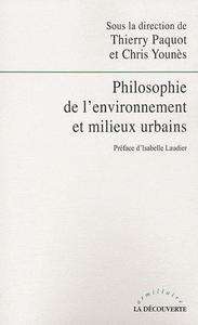 Philosophie de l'environnement et milieux urbains