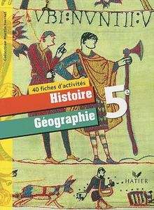 Histoire-Géographie 5e - Fichier d'activités
