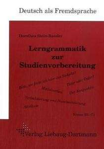 Lerngrammatik zur Studienvorbereitung