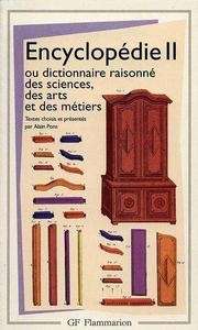 Encyclopédie ou dictionnaire raisonné des sciences, des arts et des métiers