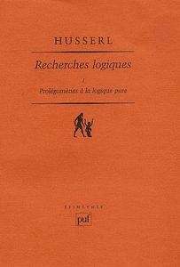 Recherches logiques (Tome 1)