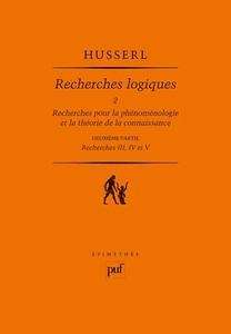 Recherches logiques (Tome 2 - 2ème partie)