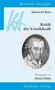 Immanuel Kant: Kritik der Urteilskraft