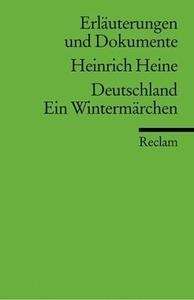 Heinrich Heine 'Deutschland, ein Wintermärchen'