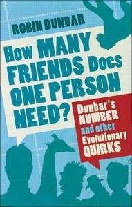 How many friends does a person need
