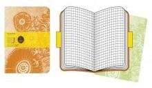 Moleskine A4 Cover Art Squared Flower Fantasy