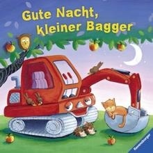 Gute Nacht, kleiner Bagger