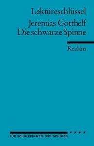 Lektüreschlüssel Jeremias Gotthelf 'Die schwarze Spinne'