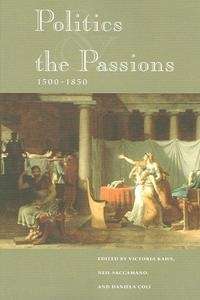 Politics and the Passions, 1500-1850