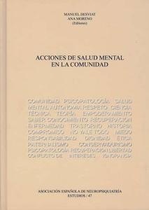 Acciones de salud mental en la comunidad