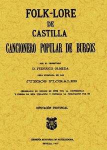 Folklore de Castilla o Canciones popular de Burgos