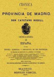 Crónica de la provincia de Madrid