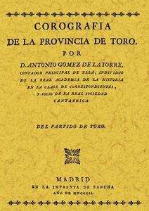 Corografía de la provincia de Toledo