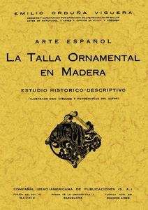 Talla ornamental en madera