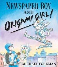 Newspaper Boy and Origami Girl