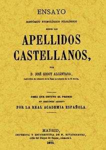 Apellidos castellanos. Ensayo histórico