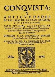 Conquista y Antigüedades de las Islas Canarias