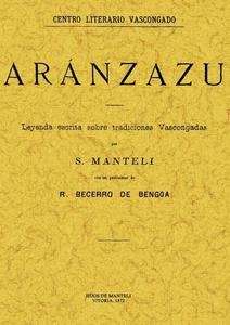 Aránzazu. Leyenda escrita sobre tradiciones vascongadas