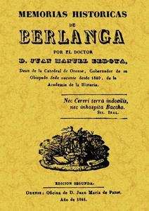 Memorias históricas de Berlanga