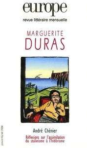 Europe nº921-922 - janvier/février 2006 - Marguerite Duras