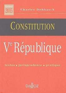Constitution de la Vème République