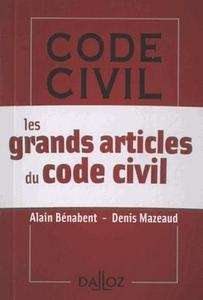 Les grands articles du Code Civil