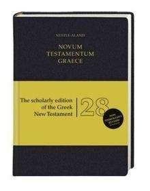 Novum Testamentum Graece, 28. revidierte Auflage - Lederoptik, schwarz