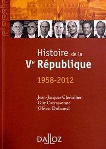 Histoire de la Ve République (1958-2012)