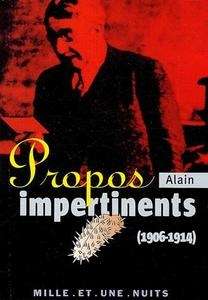Propos impertinents (1906-1914)
