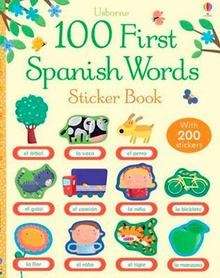 100 First Spanish Words Sticker Book