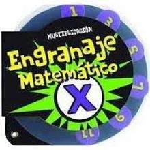Engranaje matemático. Multiplicación