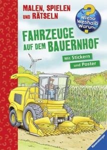 Fahrzeuge auf dem Bauernhof, Malbuch