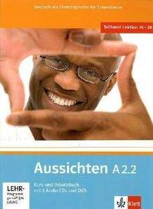 Aussichten Kurs- und Arbeitsbuch A2.2 + 2 Audio CDs + DVD