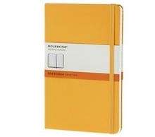 Moleskine Classic -L- ruled orange yellow notebook