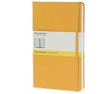 Moleskine Classic -L- squared orange yellow notebook