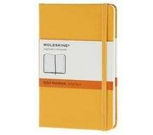 Moleskine Classic -P- Ruled Orange Yellow Notebook