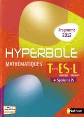 Mathématiques Tle ES spécifique L spécialité + spécialité ES - Programme 2012