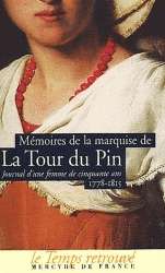 Mémoires de la Marquise de La Tour de Pin