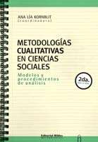 Metodologías cualitativas en Ciencias Sociales