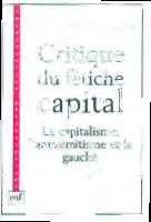 Critique du fétiche capital