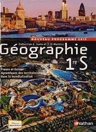 GEOGRAPHIE 1E S 2013