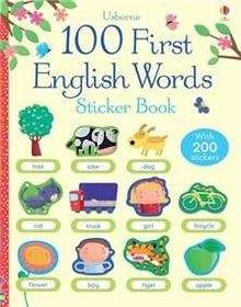 100 First English Words Sticker Book