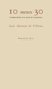 10 menos 30. La ruptura interior en la ¿¿poesía de la experiencia??