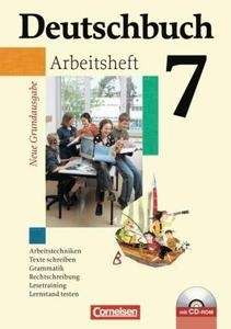 Deutschbuch 7. Arbeitsheft mit CD-ROM