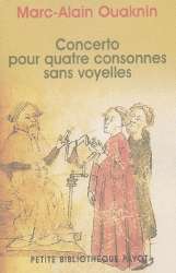 Concerto pour quatre consonnes sans voyelles