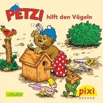 Petzi hilft den Vögeln. Pixi-Buch