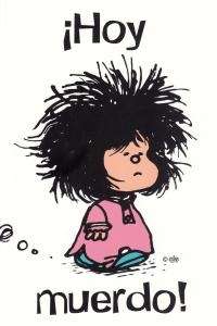 Mafalda ¡Hoy muerdo!