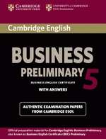 Cambridge English Business (BEC) 5 Preliminary Student's Book with Answers