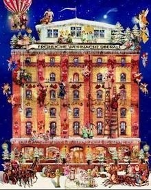 Adventskalender Haus im Weihnachtstraum